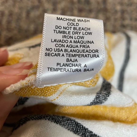 Love Tree Fabric Striped Shorts, Size Small - Picture 5 of 5